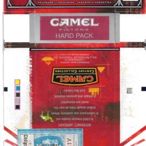 MARQUILLA CAMEL 10 CIGARRILLOS INDUSTRIA ARGENTINA BOX