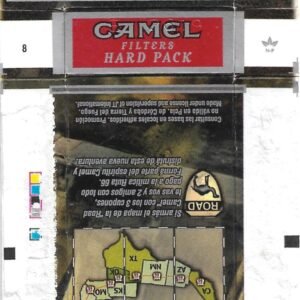 MARQUILLA CAMEL 10 CIGARRILLOS INDUSTRIA ARGENTINA BOX