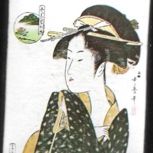 CAJA DE FÓSFOROS CHINA CON ARTE CARACTERISTICO