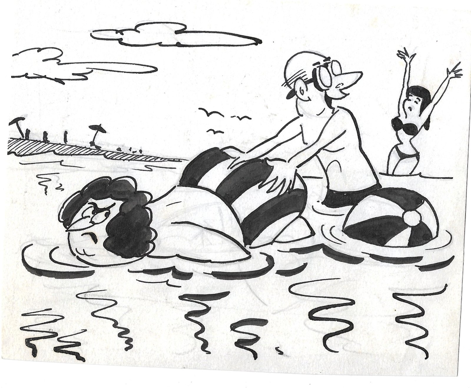 CARICATURA CHISTE ORIGINAL REVISTA