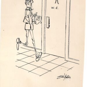 CARICATURA CHISTE ORIGINAL REVISTA SERVI PRESS AGENCY