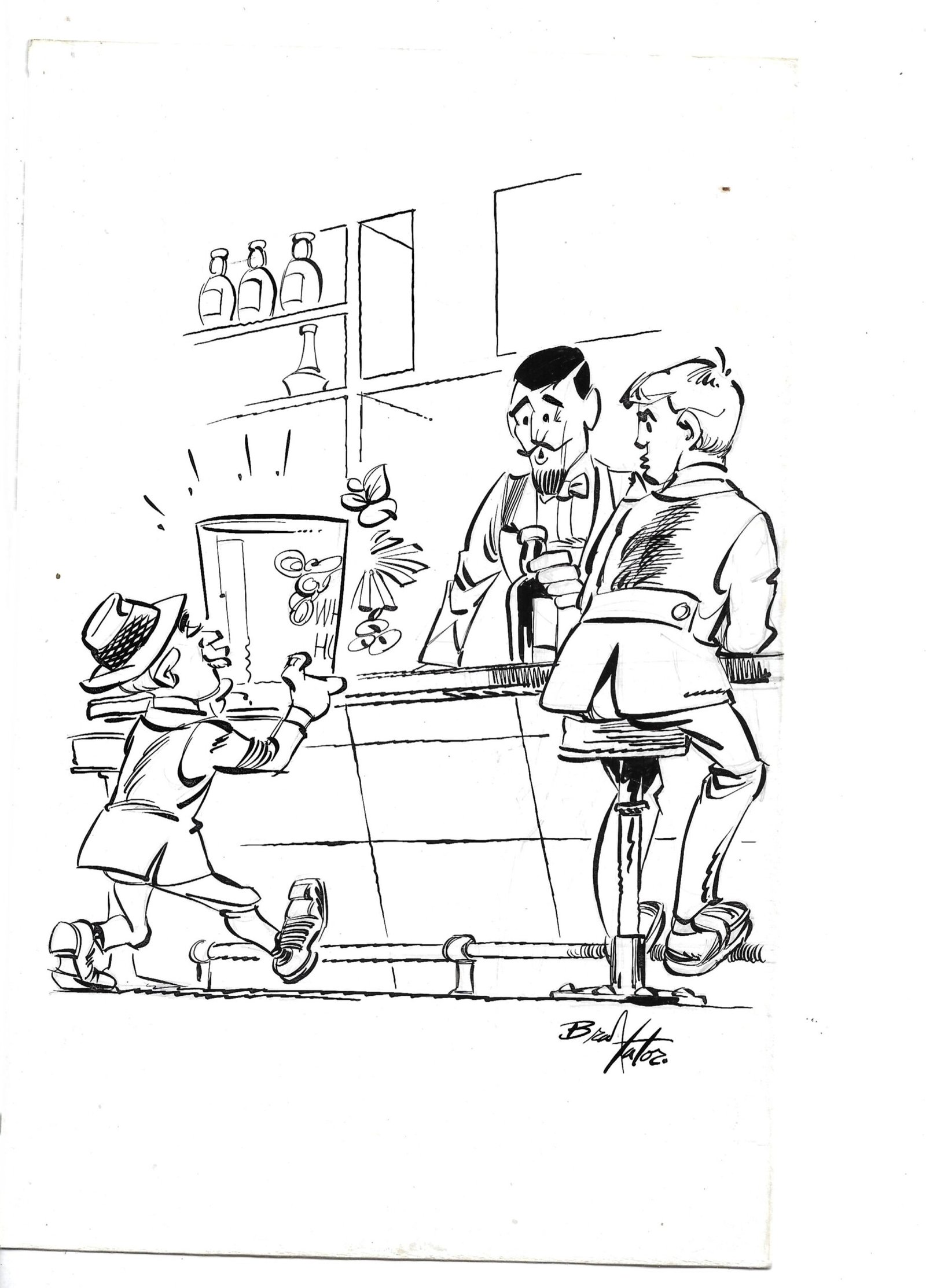 CARICATURA CHISTE ORIGINAL REVISTA