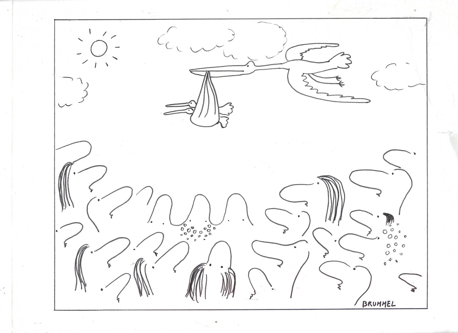 CARICATURA CHISTE ORIGINAL REVISTA