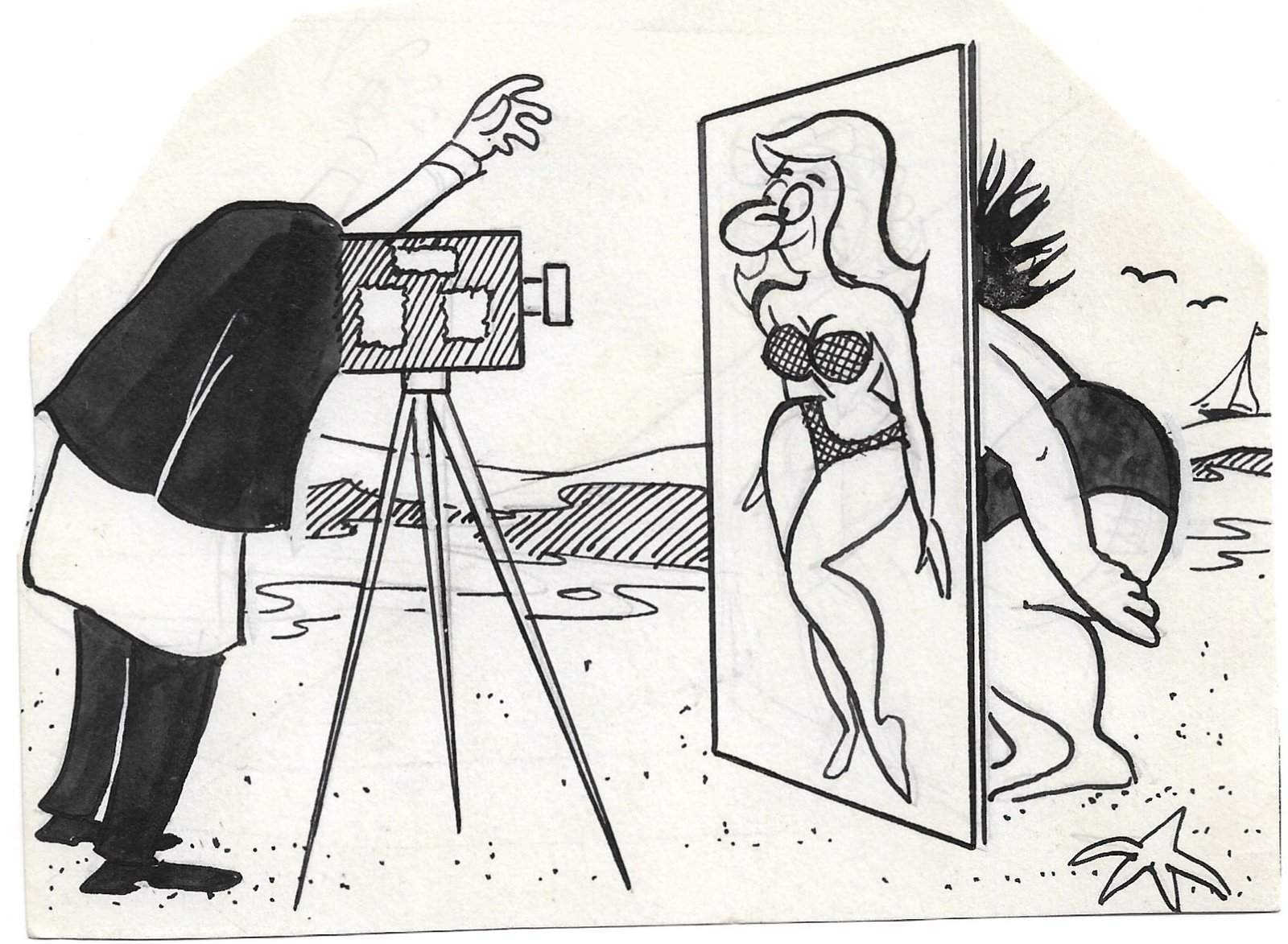 CARICATURA CHISTE ORIGINAL REVISTA