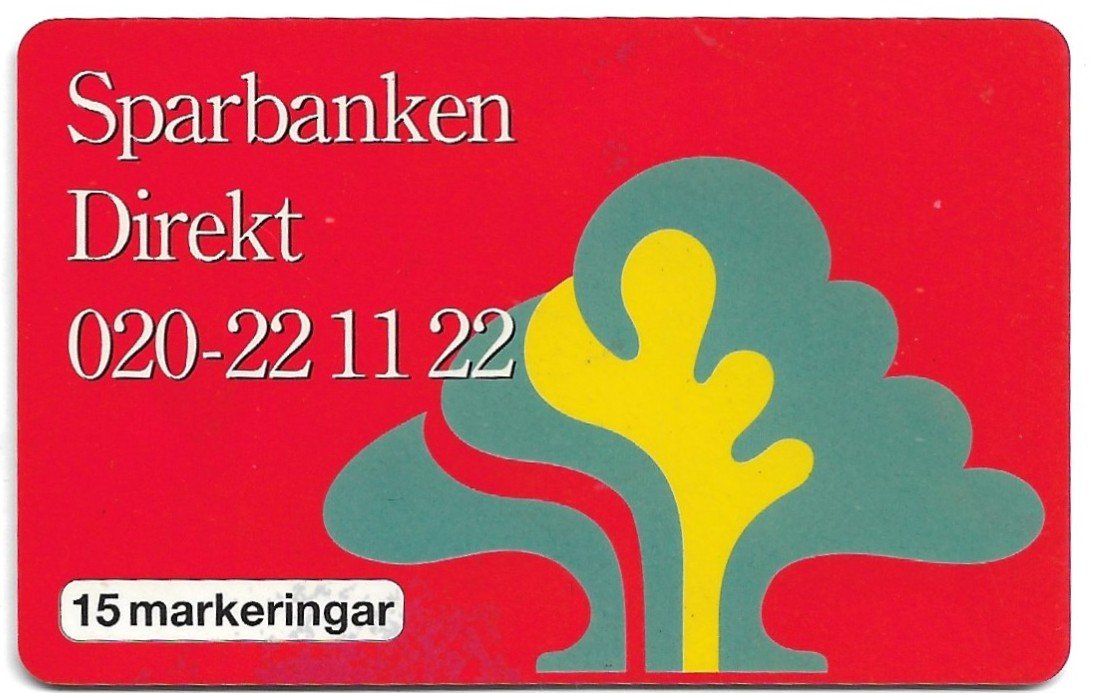 TARJETA TELEFONICA SUECIA 15 UNIDADES ARTE 2000