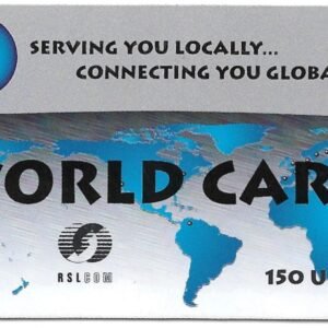TARJETA TELEFONICA SUECIA UNIDADES 150 WORL CARD