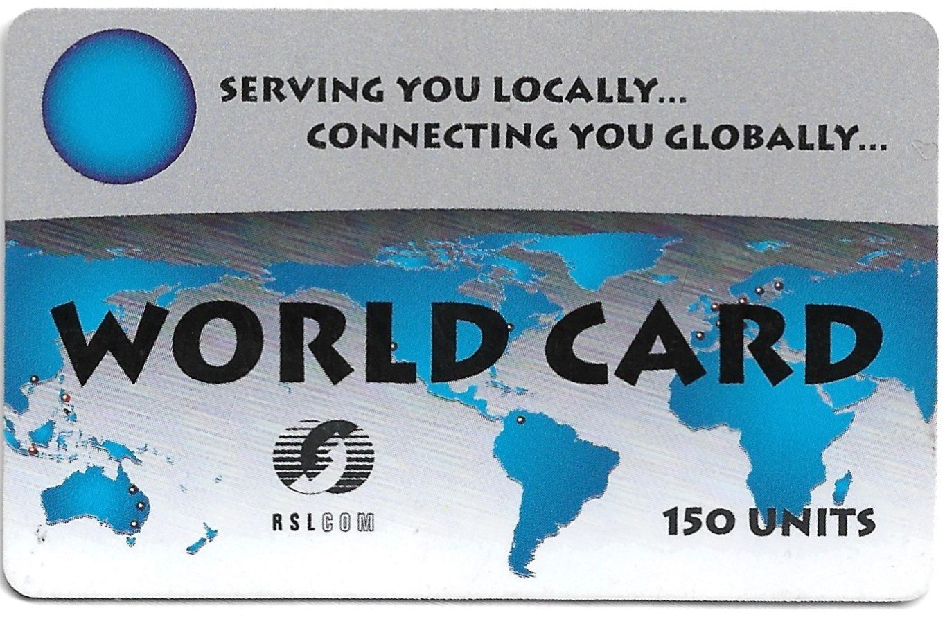 TARJETA TELEFONICA SUECIA UNIDADES 150 WORL CARD