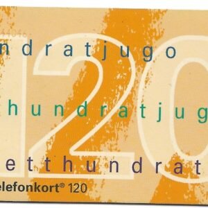 TARJETA TELEFONICA SUECIA 120 UNIDADES ARTE 1994