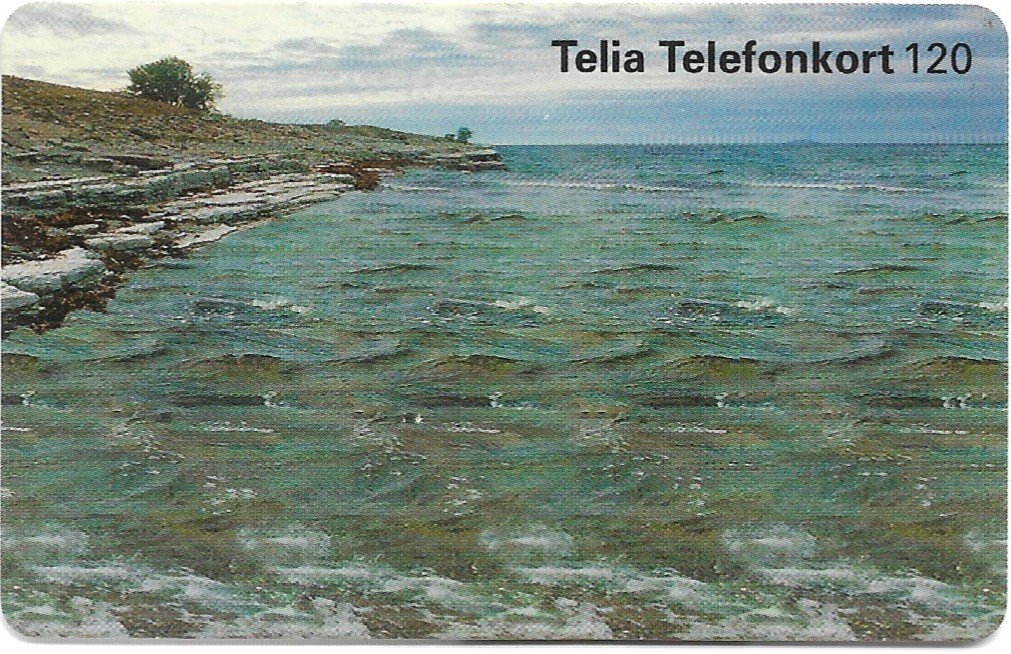 TARJETA TELEFONICA SUECIA 120 UNIDADES ISLA 1995
