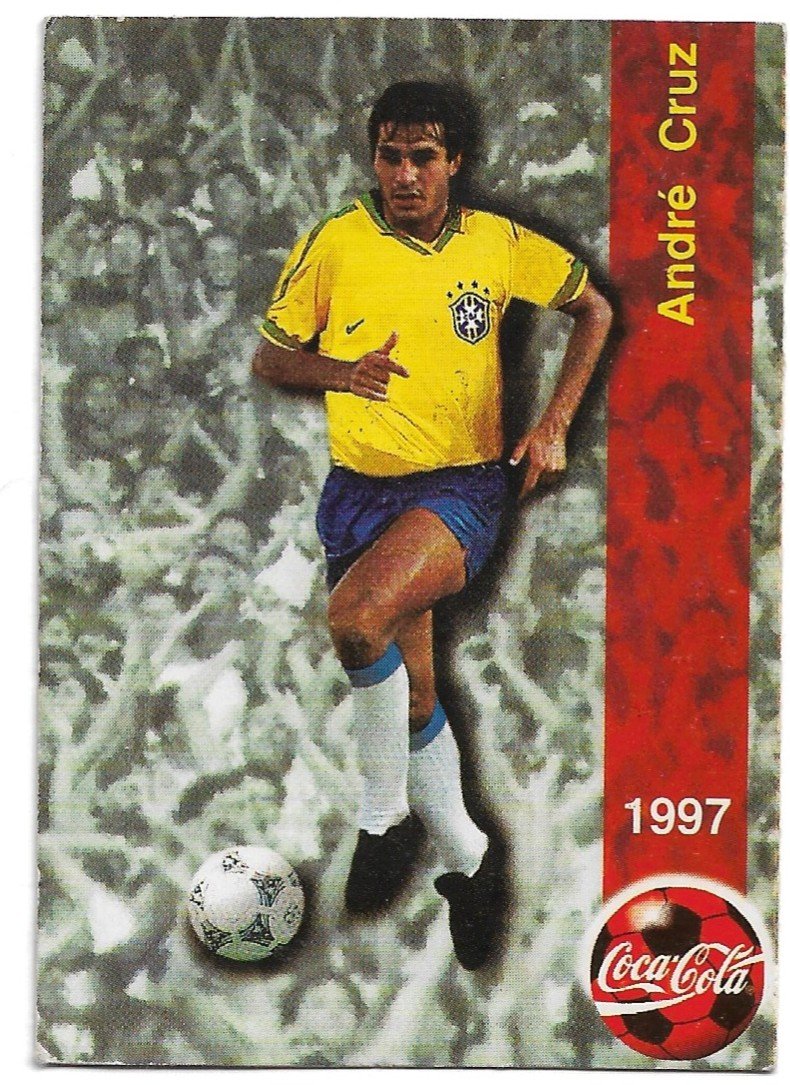 TARJETA PANIFICADOS PANINI Y COCA COLA ANDRE CRUZ N°45