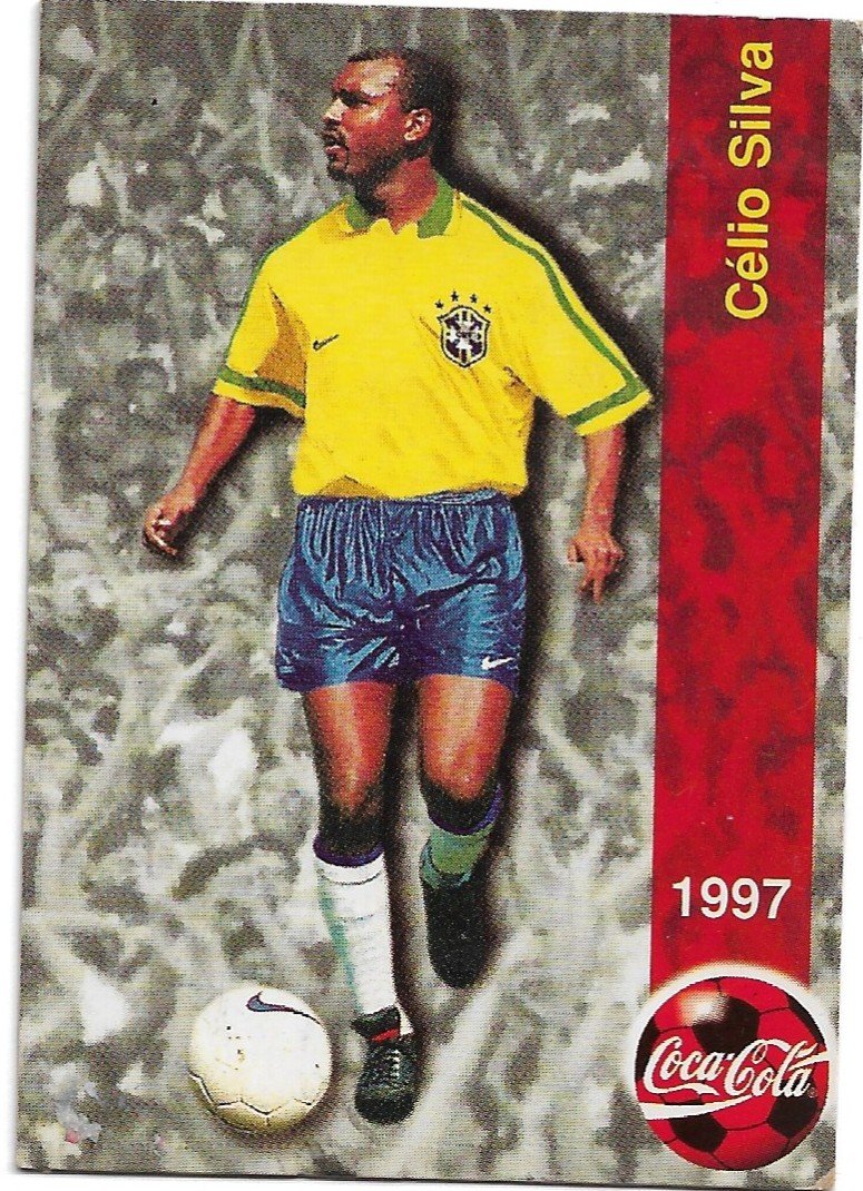 TARJETA PANIFICADOS PANINI Y COCA COLA CÉLIO SILVA N°8