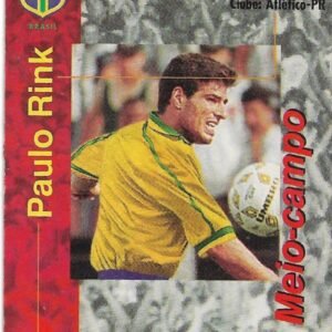 TARJETA PANIFICADOS PANINI Y COCA COLA N°7 PAULO RINK