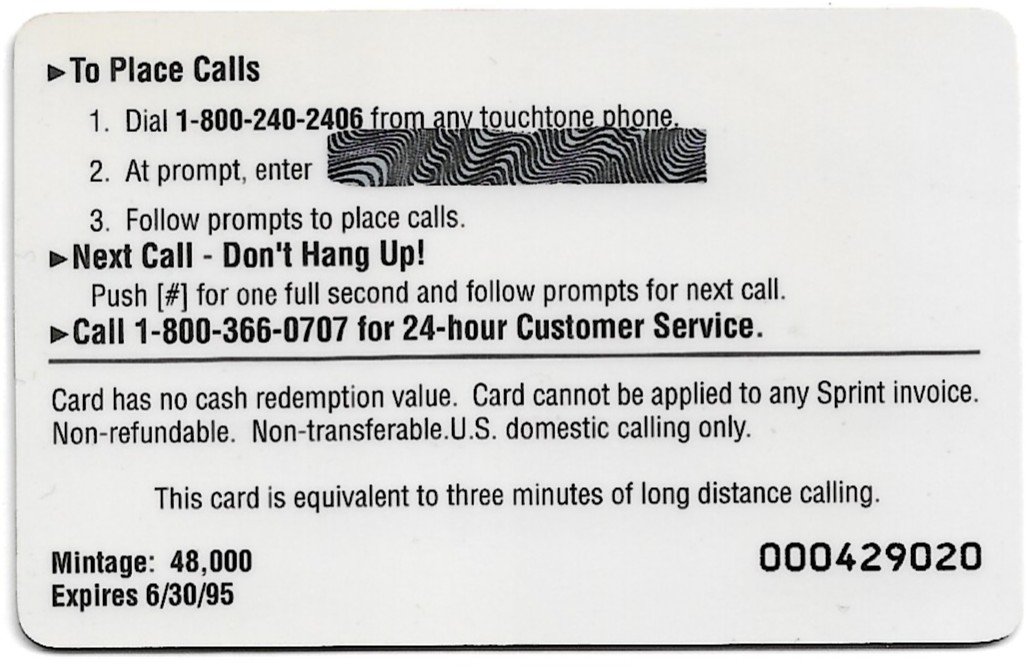 TARJETA PREPAGA SPRINT YINKA DARE $2