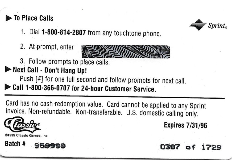 TARJETA PREPAGA ASSETS GOLD $5