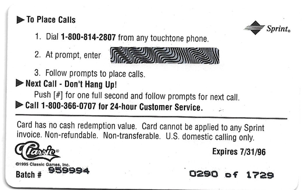 TARJETA PREPAGA ASSETS GOLD GLENN ROBINSON $5