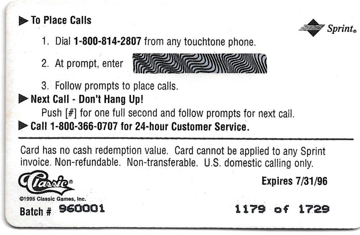 TARJETA PREPAGA ASSETS GOLD MARSHALL FAULK $5