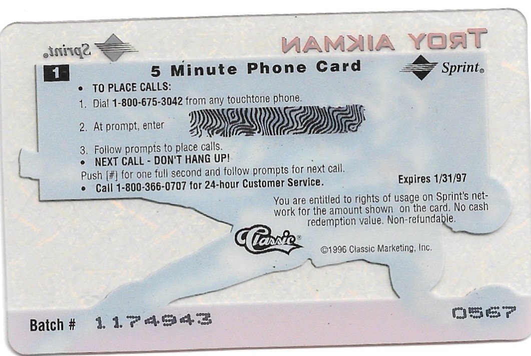 TARJETA PREPAGA ASSETS GOLD TROY AIKMAN $5