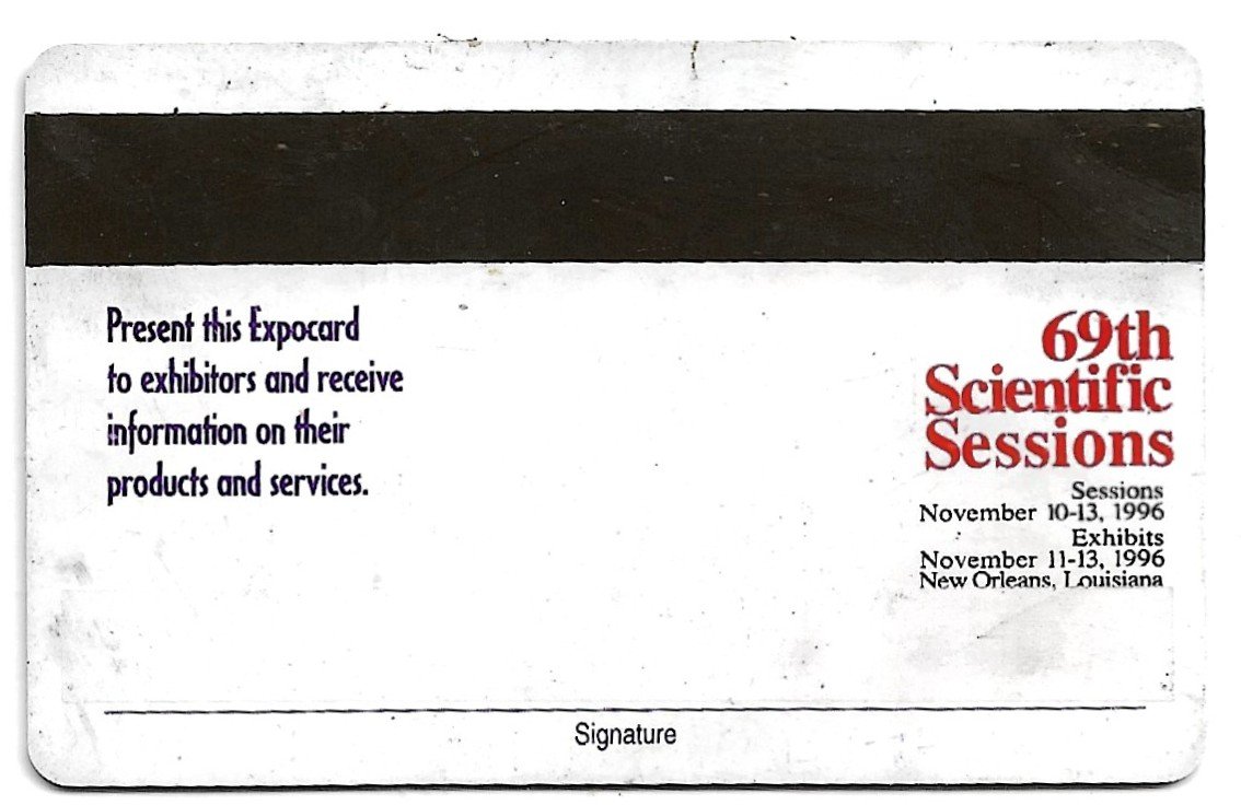 TARJETA EXPOCARD AMERICAN HEART ASOSOCIATION