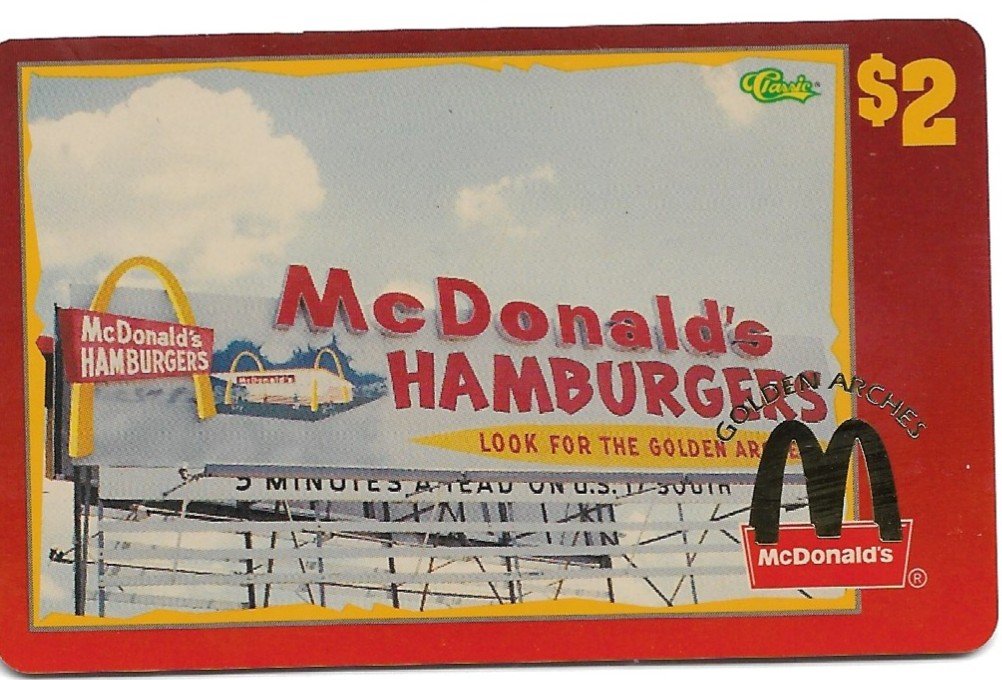 TARJETA TELEFONICA PREPAGA EDICIÓN MCDONALD ´S $2