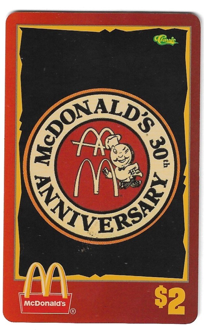 TARJETA TELEFONICA PREPAGA EDICIÓN MCDONALD ´S $2