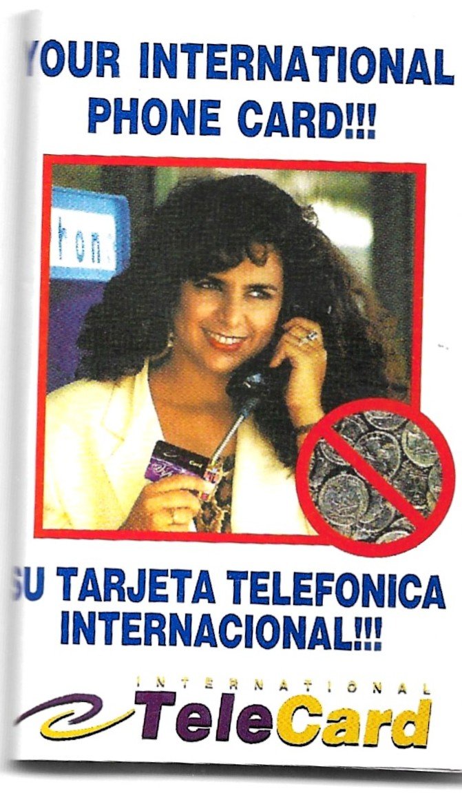 TARJETA TELEFONICA TELECARD INTERNATIONAL