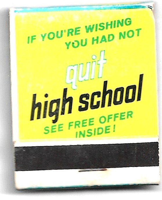 CAJA DE FÓSFOROS FINISHED HIGH SCHOOL