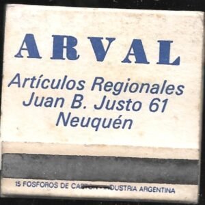 CAJA DE FÓSFOROS ARVAL