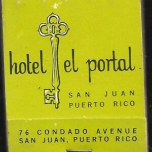CAJA DE FÓSFOROS HOTEL PORTAL