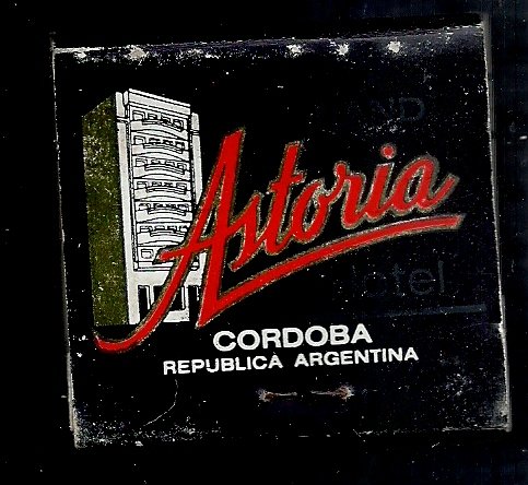 CARTERITA DE FOSFORO HOTEL SAVOY Y ASTORIA