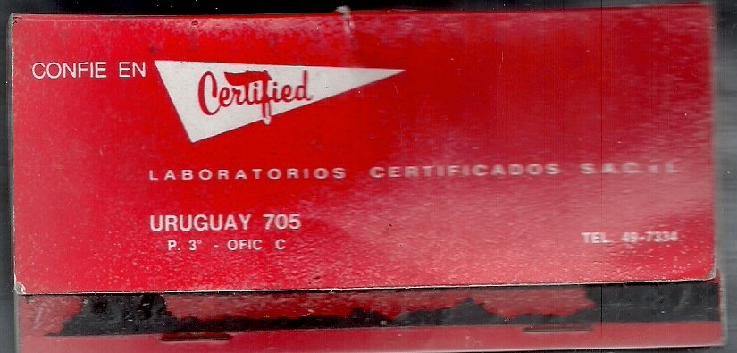 CARTERITA DE FOSFORO LABOTATORIO CERTIFIED