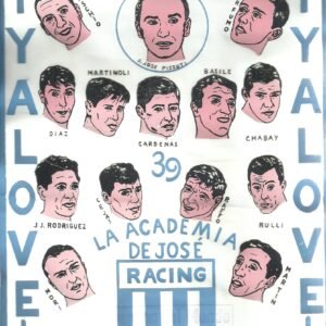 BANDERIN DE RACING CLUB CAMPEON DEL MUNDO