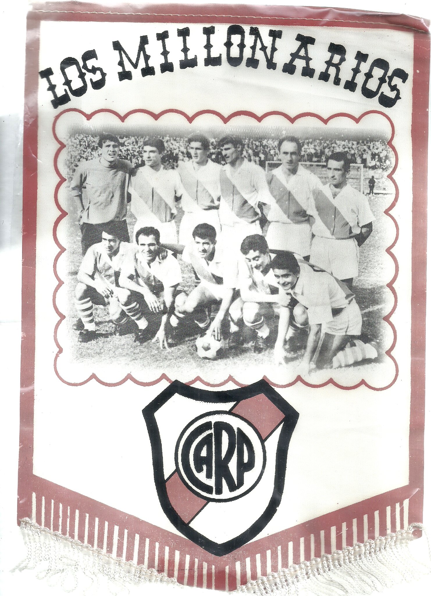 BANDERIN DE RIVER PLATE LOS MILLONARIOS
