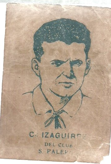 FIGURITA ARGENTINA FUTBOL IZAGUIRRE - PALERMO 1928 AGUILA