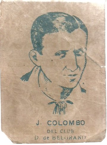 FIGURITA ARGENTINA FUTBOL COLOMBO D.BELGRANO 1928 AGUILA