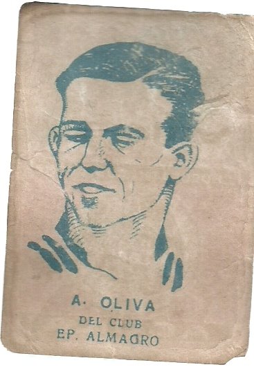 FIGURITA ARGENTINA FUTBOL OLIVA - DEP ALMAGRO 1928 AGUILA