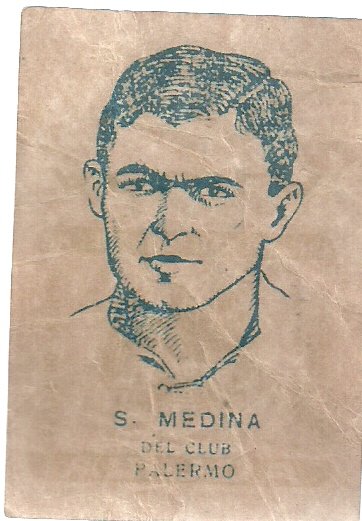 FIGURITA ARGENTINA FUTBOL MEDINA- CLUB PALERMO 1928 AGUILA