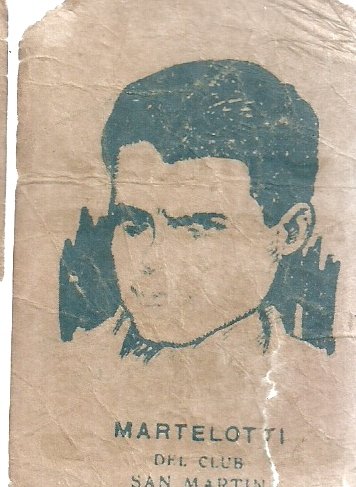 FIGURITA ARGENTINA FUTBOL MARTELOTTI- CLUB SAN MARTIN 1928 AGUILA