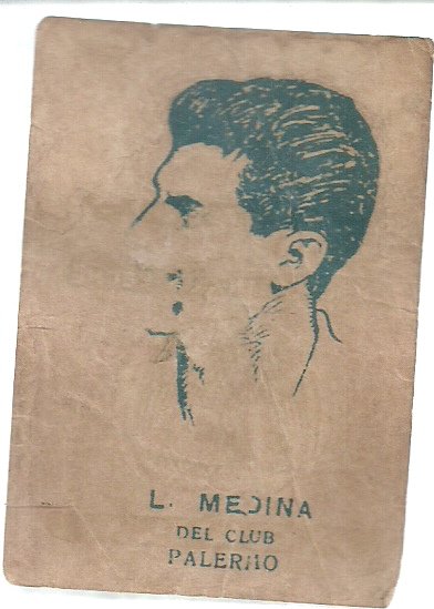 FIGURITA ARGENTINA FUTBOL L. MEDINA- CLUB PALERMO 1928 AGUILA