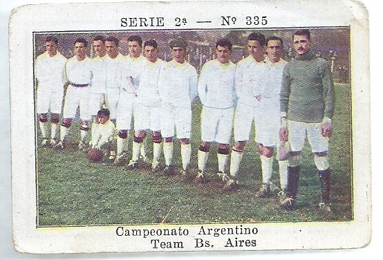 FIGURITA ARGENTINA CIG. DOLAR FUTBOL TEAM BS AIRES N°335