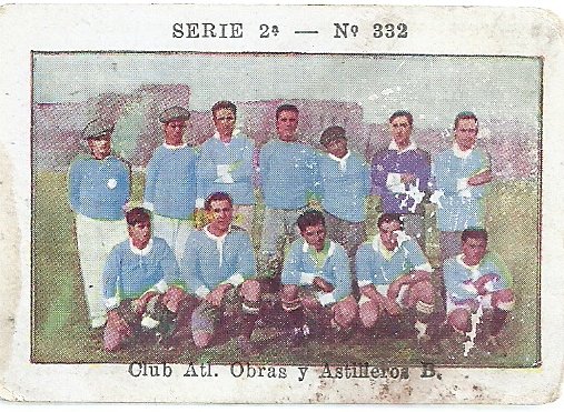 FIGURITA ARGENTINA CIG. DOLAR FUTBOL CLUB OBRAS Y ASTILLEROS N°332