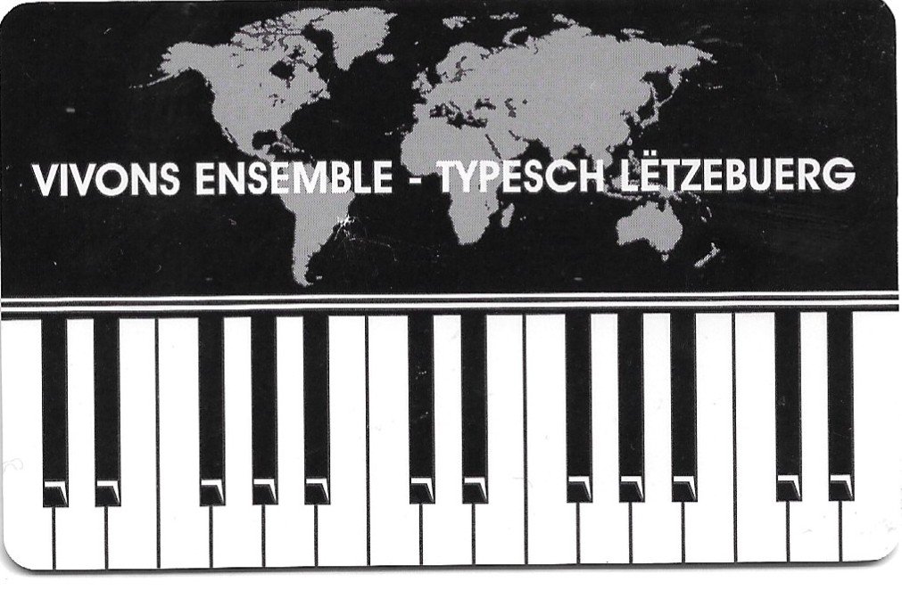 TARJETA TELEFONICA LUXEMBURGO 120 UNIDADES PUBLICIDAD 1997