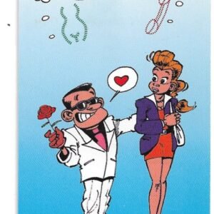 TARJETA TELEFÓNICA LUXEMBURGO 25 UNIDADES CARICATURA 1997