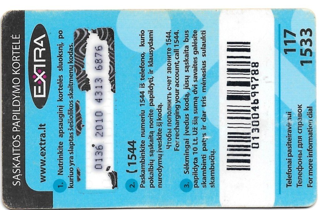 TARJETA TELEFONICA LIECHTENSTEIN 10 UNIDADES PUBLICIDAD