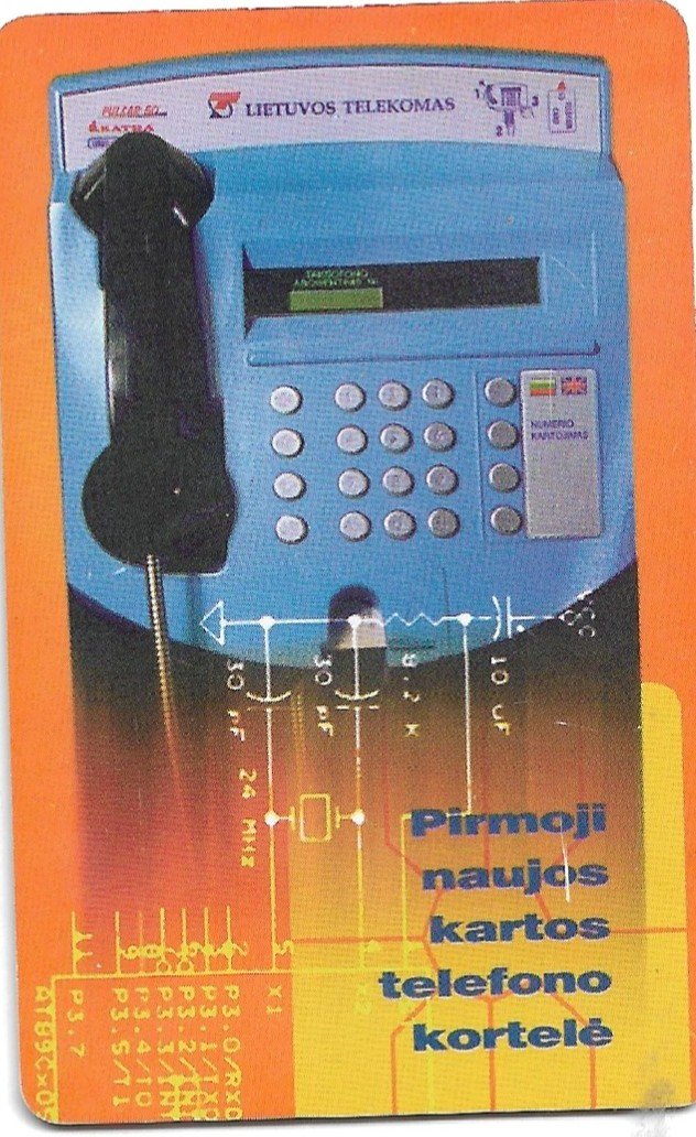 TARJETA TELEFONICA LITUANIA 50 UNIDADES PUBLICIDAD