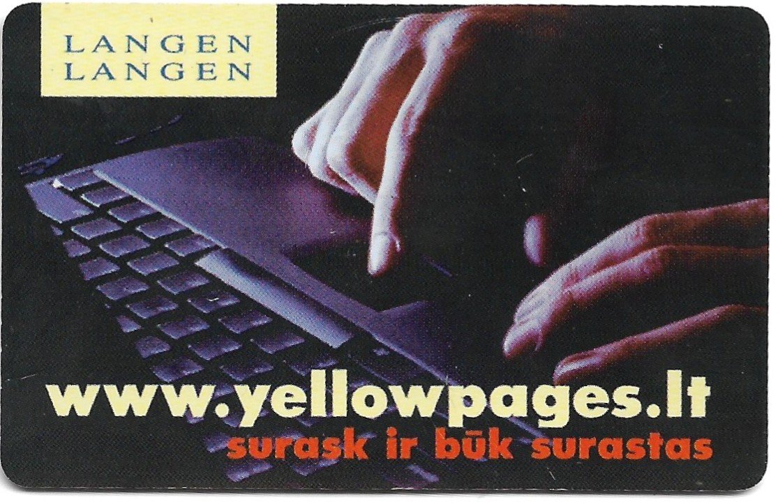 TARJETA TELEFONICA LITUANIA 50 UNIDADES LANGEN LANGEN