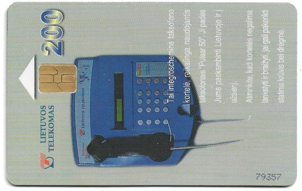 TARJETA TELEFONICA LITUANIA 50 UNIDADES LANGEN LANGEN