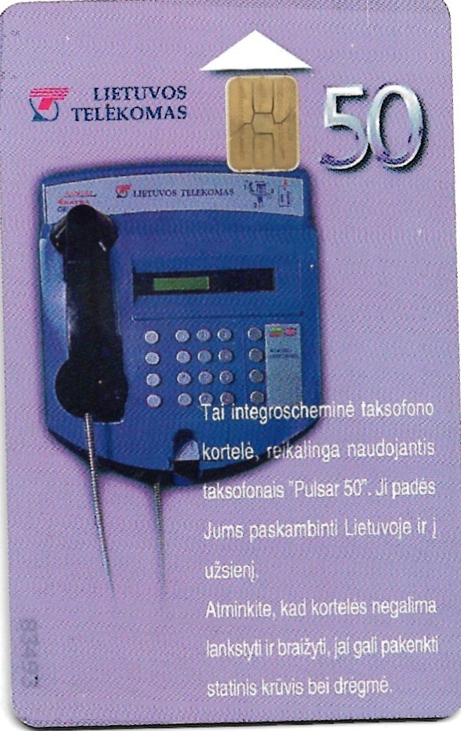 TARJETA TELEFONICA LITUANIA 50 UNIDADES ARTE
