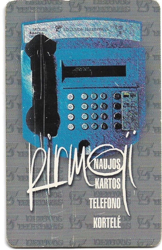 TARJETA TELEFONICA LITUANIA 100 UNIDADES PUBLICIDAD