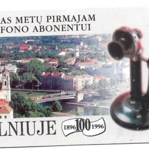 TARJETA TELEFONICA LIECHTENSTEIN 100 UNIDADES VILNIUJE