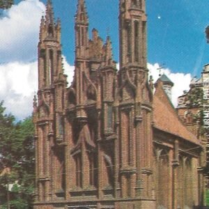 TARJETA TELEFONICA LITUANIA 100 UNIDADES VILNIUS SV.ONOS BAZNYCIA